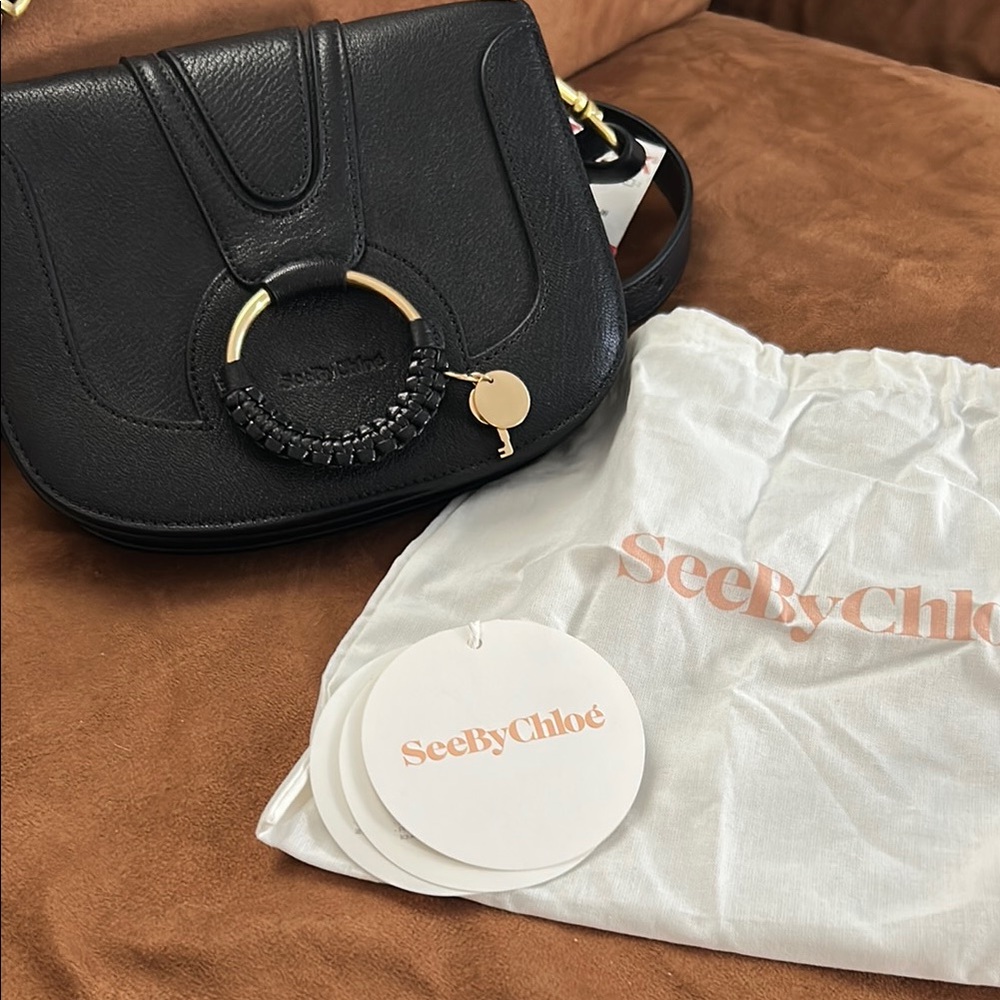 See By Chloe Black and Gold Crossbody Bag- Mother’s Day is coming !